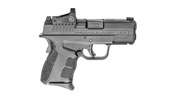 Springfield Armory XD-S Mod.2 OSP Handgun Gear Up Package 9mm Luger 7rd (3) & 9rd (2) Magazines 3.3" Barrel Black with Bag and Crimson Trace Micro Red Dot