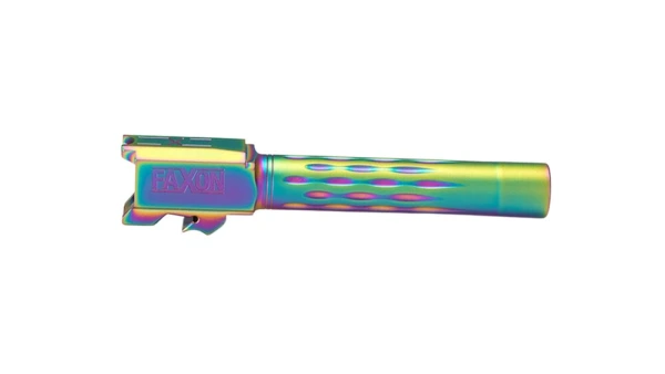 Faxon Match Series Barrel S&W M&P Full Size 9mm Luger 1 in 10" Twist Flame Fluted Stainless Steel